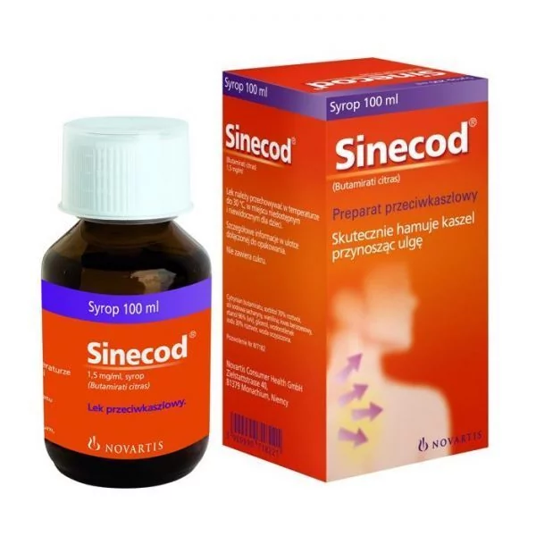 Novartis Sinecod 1,5mg/1ml 100 ml