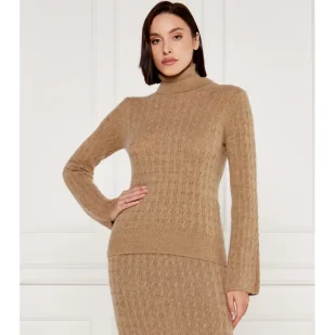 Liu Jo Sweter | Regular Fit | z dodatkiem wełny - Swetry damskie - miniaturka - grafika 1