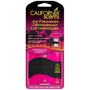 CALIFORNIA SCENTS California Car Scents E301639500 odświeżacz powietrza Coronado Cherry Slider różowy, 1 sztuka E301639500 - Zapachy samochodowe - miniaturka - grafika 1
