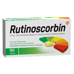 Rutinoscorbin x90 tabletek - Przeziębienie i grypa - miniaturka - grafika 1