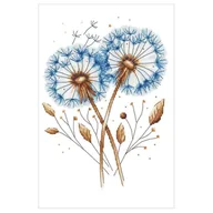 Pasmanteria - Haft krzyżykowy - Zestaw do haftu - Niebieskie dmuchawce III - miniaturka - grafika 1