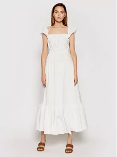 Sukienki - Rinascimento Sukienka letnia CFC0103666003 Biały Regular Fit - grafika 1