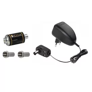Zestaw wzmacniający do anten LB900/1000/2000 - zasilacz antenowy + wzmacniacz DL20 + 2 x wtyk F - Kostki, złączki, wtyczki - miniaturka - grafika 1
