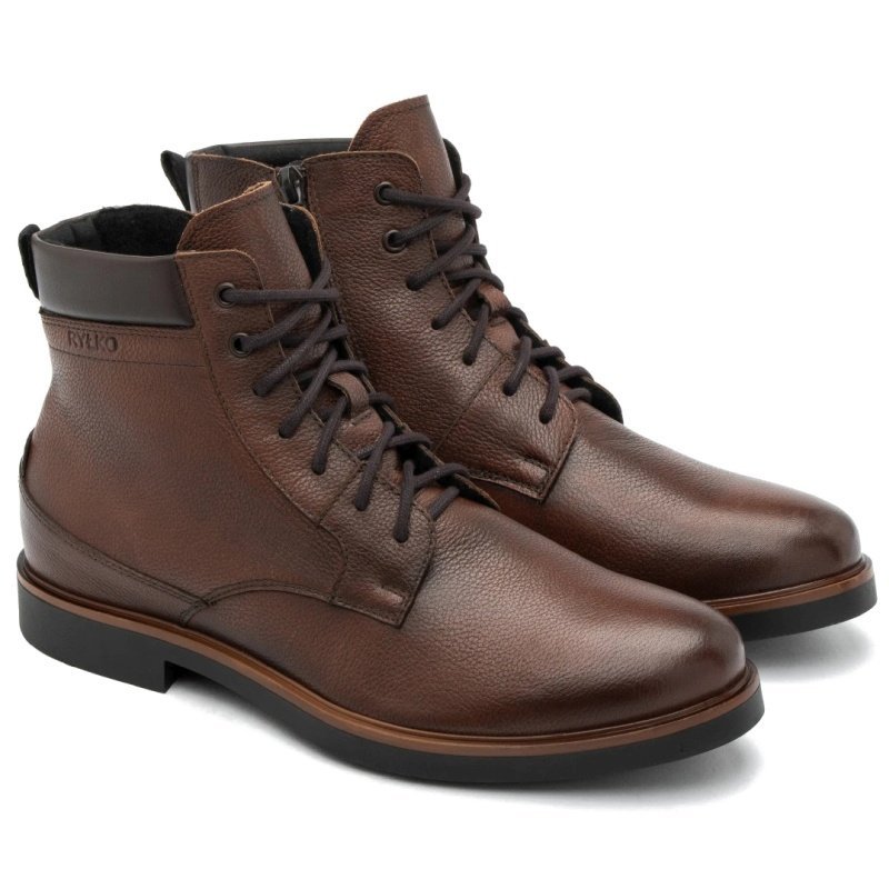 Trzewiki męskie Ryłko IDIA04__ _DI5F BROWN R.41
