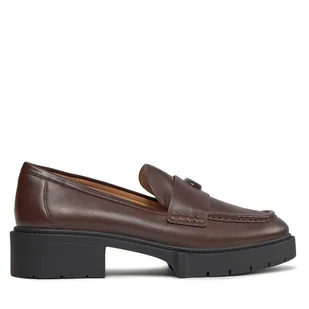 Loafersy Coach Leah CB990 Brązowy - Półbuty damskie - miniaturka - grafika 1