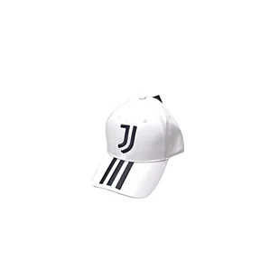 adidas, Juve Bb Cap, czapka baseballowa, biała, czarna, Osfl, unisex - Czapki damskie - miniaturka - grafika 1