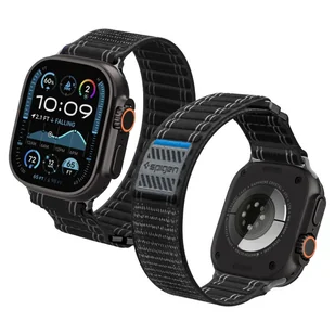 SPIGEN WBF0 BAND APPLE WATCH 8 / 9 / 10 / 11 / SE / ULTRA (44 / 45 / 46 / 49 MM) BLACK - Akcesoria do smartwatchy - miniaturka - grafika 1