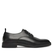 Półbuty męskie - Półbuty BOSS Calev 50548036 Czarny - miniaturka - grafika 1