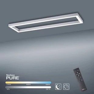 PURE Lines lampa sufitowa LED, kątowa, antracytowa - Lampy sufitowe - miniaturka - grafika 4