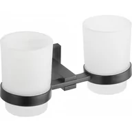 Kubki na szczoteczki do zębów - Kubek na szczoteczki MEXEN Vane, podwójny, czarny - miniaturka - grafika 1