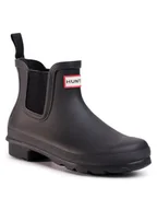 Kalosze damskie - Hunter Kalosze Original Chelsea WFS2078RMA Czarny - miniaturka - grafika 1