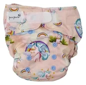 Pieluchy - Pieluszka Z Kieszonką Jednorożce 5-15Kg - Rzepy - miniaturka - grafika 1