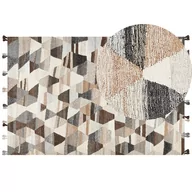 Dywany - Dywan wełniany kilim 200 x 300 cm wielokolorowy ARGAVAND - miniaturka - grafika 1