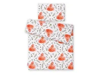 Pościel dla dzieci - Komplet 2-częściowy z wypełnieniem - wiewiórki białe - miniaturka - grafika 1