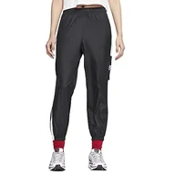 Spodnie damskie - Nike Damskie spodnie Wvn W Nsw czarny/biały/(biały) S - miniaturka - grafika 1