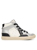 Buty dla dziewczynek - Geox Sneakersy J Gisli J564NA 054AJ C0459 S Biały - miniaturka - grafika 1