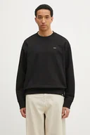 Bluzy męskie - Dickies bluza Clancy Heavyweight Sweatshirt Black męska kolor czarny gładka DK0A87CKBLK1 - miniaturka - grafika 1