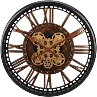 Zegary - Zegar EXCELLENT HOUSEWERE 50 cm Brązowy - miniaturka - grafika 1