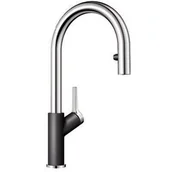 Baterie wannowe i prysznicowe - Blanco CARENA-S antracyt 521358 - miniaturka - grafika 1