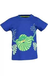 Koszulka chłopięca niebieska z wężem - Koszulki dla chłopców - miniaturka - grafika 1
