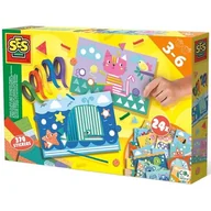 Prace ręczne dla dzieci - Wyklejanki Kształty - Zabawki Kreatywne Dla Chłopców I Dziewczynek Ses Creative - miniaturka - grafika 1