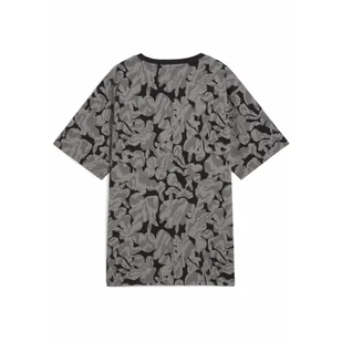 Damska koszulka ESS NATURE 2.0 Relaxed AOP PUMA Black - Koszulki sportowe damskie - miniaturka - grafika 1