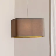 Lampy sufitowe - Lampa wisząca Kwadro Maco Design, możliwość ściemniania, aluminiowy / szary / cynkowy, salon / jadalnia, tkanina / materiał / jedwab - miniaturka - grafika 1