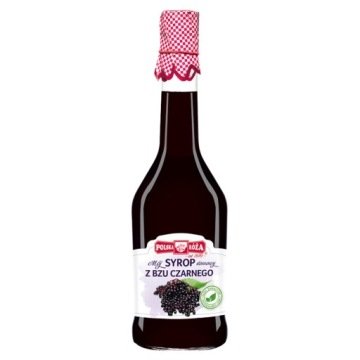 Polska Róża Mój Domowy Syrop z Czarnego Bzu Do Herbaty Wody 500 ml