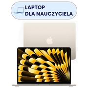 Laptopy - Laptop APPLE MacBook Air 2024 13.6" M3 8GB RAM 256GB SSD macOS Księżycowa poświata - miniaturka - grafika 1