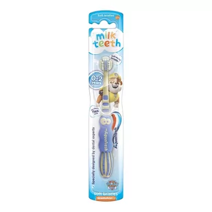 AQUAFRESH Milk teeth szczoteczka do zębów dla dzieci 0-2 lat soft psi patrol - Szczoteczki do zębów dla dzieci - miniaturka - grafika 1