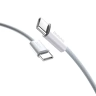 Kable USB - Wytrzymały przewód kabel UCB-C PD 60W w oplocie z włókna węglowego 1m jasno niebieski - miniaturka - grafika 1