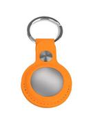 Pozostałe akcesoria do telefonów - Light Solutions Airtag Key Ring - Leather - Orange - miniaturka - grafika 1