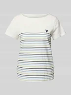 Koszulki i topy damskie - T-shirt o kroju regular fit z czystej bawełny - miniaturka - grafika 1