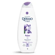 Kosmetyki do kąpieli - Dermomed Relax Iris 750ml żel pod prysznic, kwiatowy zapach, relaksujący i nawilżający - miniaturka - grafika 1