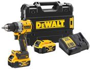 Wiertarko-wkrętarki akumulatorowe - DeWalt DCD805P2T-QW wiertarko-wkrętarka udarowa 18V 2x5,0Ah Li-Ion 27/90Nm z silnikiem bezszczotkowym w walizce - miniaturka - grafika 1