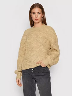 Swetry damskie - Yas Sweter Verona 26021762 Beżowy Oversize - grafika 1
