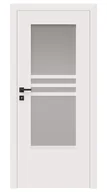 Drzwi wewnętrzne - Dre Drzwi Wewnętrzne Z Szybą Arte 10 Okleina Biała Mat - miniaturka - grafika 1