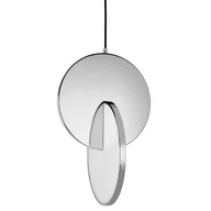 Lampy sufitowe - Lampa wisząca DISCO chromowana - LED, stal polerowana JD6030CHROME - miniaturka - grafika 1