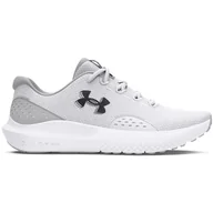 Koszulki sportowe męskie - Męskie buty do biegania Under Armour UA Charged Surge 4 - białe - UNDER ARMOUR - miniaturka - grafika 1