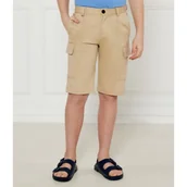 Spodnie i spodenki dla chłopców - BOSS Kidswear Szorty | Regular Fit - miniaturka - grafika 1