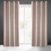 Zasłony - Euro Firany Zasłona Velvet Julia 140 x 250 Przelotka Pudrowy 1222693 - miniaturka - grafika 1