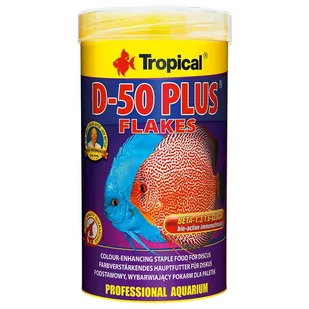 Tropical D-50 PLUS Flakes 250ml - Pokarm dla ryb - miniaturka - grafika 1