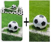 Pościel - Pościel bawełniana Piłka Nożna 140x200 Piłki + Ręcznik Football 70x140 - miniaturka - grafika 1