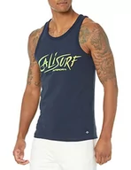 Koszulki męskie - Superdry Vintage Cali Vest Koszulka męska, Atlantic Navy, XXL - miniaturka - grafika 1