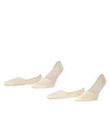 Koszulki męskie - ESPRIT Mężczyźni Stopki Basic Uni 2-Pack M IN Bawełna niewidoczne jednokolorowe 2 Pak, Beżowy (Cream 4011), 39-42 - miniaturka - grafika 1