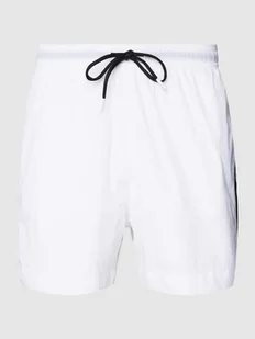 Spodenki kąpielowe o kroju regular fit z tunelem model ‘FAB’ - Kąpielówki męskie - miniaturka - grafika 1