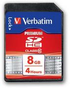 Karty pamięci - Verbatim Secure Digital Card (SDHC), 8GB, SDHC, 43961, Class 10, do archiwizacji danych - miniaturka - grafika 1