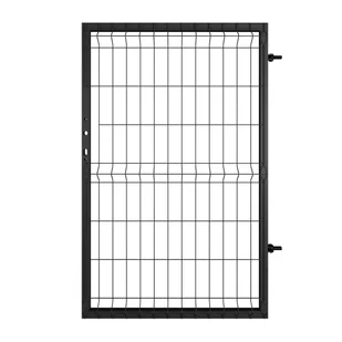 Furtka Modus 100x150 cm prawa czarna Naterial - Ogrodzenia - miniaturka - grafika 1