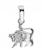 Wisiorki - SUBTELNY WISIOREK ZNAK ZODIAKU BYK SREBRO pr.925 - miniaturka - grafika 1