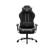 Fotele gamingowe - Diablo Chairs X-One 2.0 Normal Size Black Moss Gamingowy do 150kg Tkanina Czarny - miniaturka - grafika 1